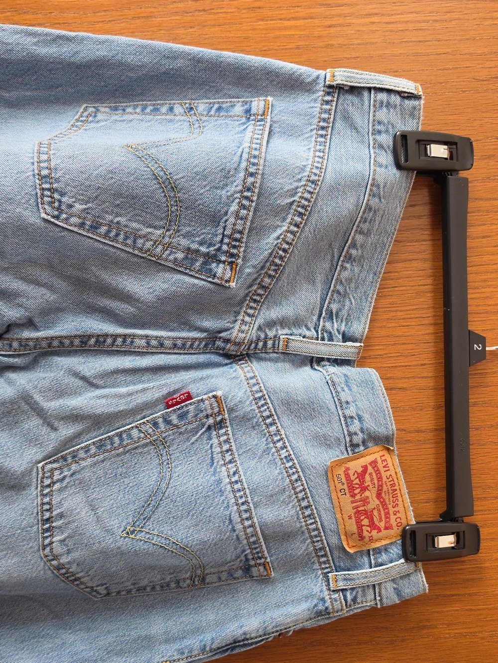 Levi's Light Blue Patchwork Relaxed Fit Jeans